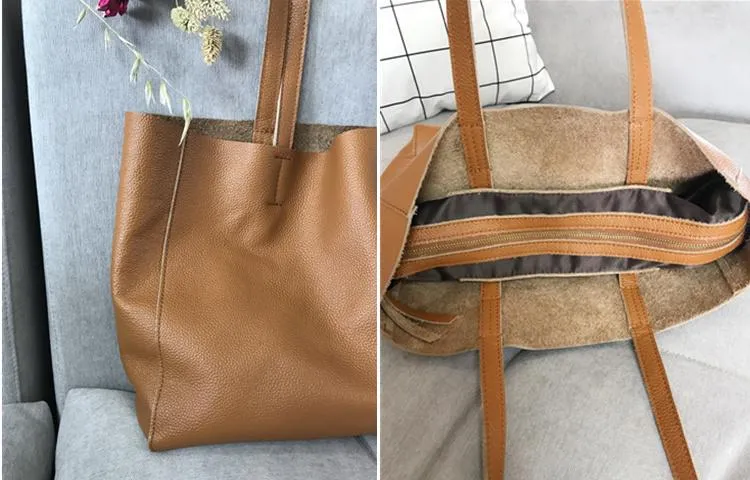 Fashion Womens Pink Leather Tote Bags Pink Shoulder Tote Bags Handbags Totes For Women