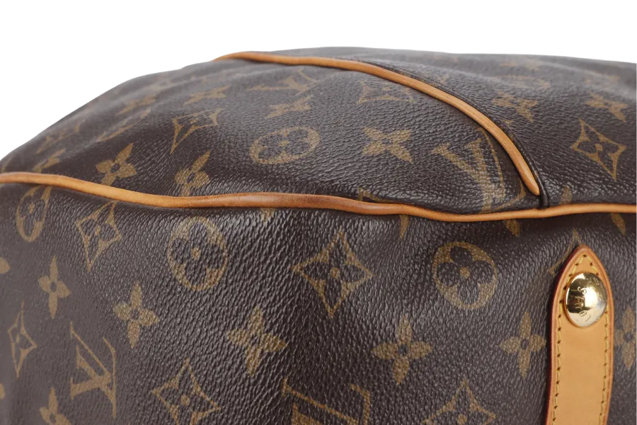 LOUIS VUITTON GALLERIA PM MONOGRAM CANVAS HOBO BAG GOLD HARDWARE WITH DUST COVER