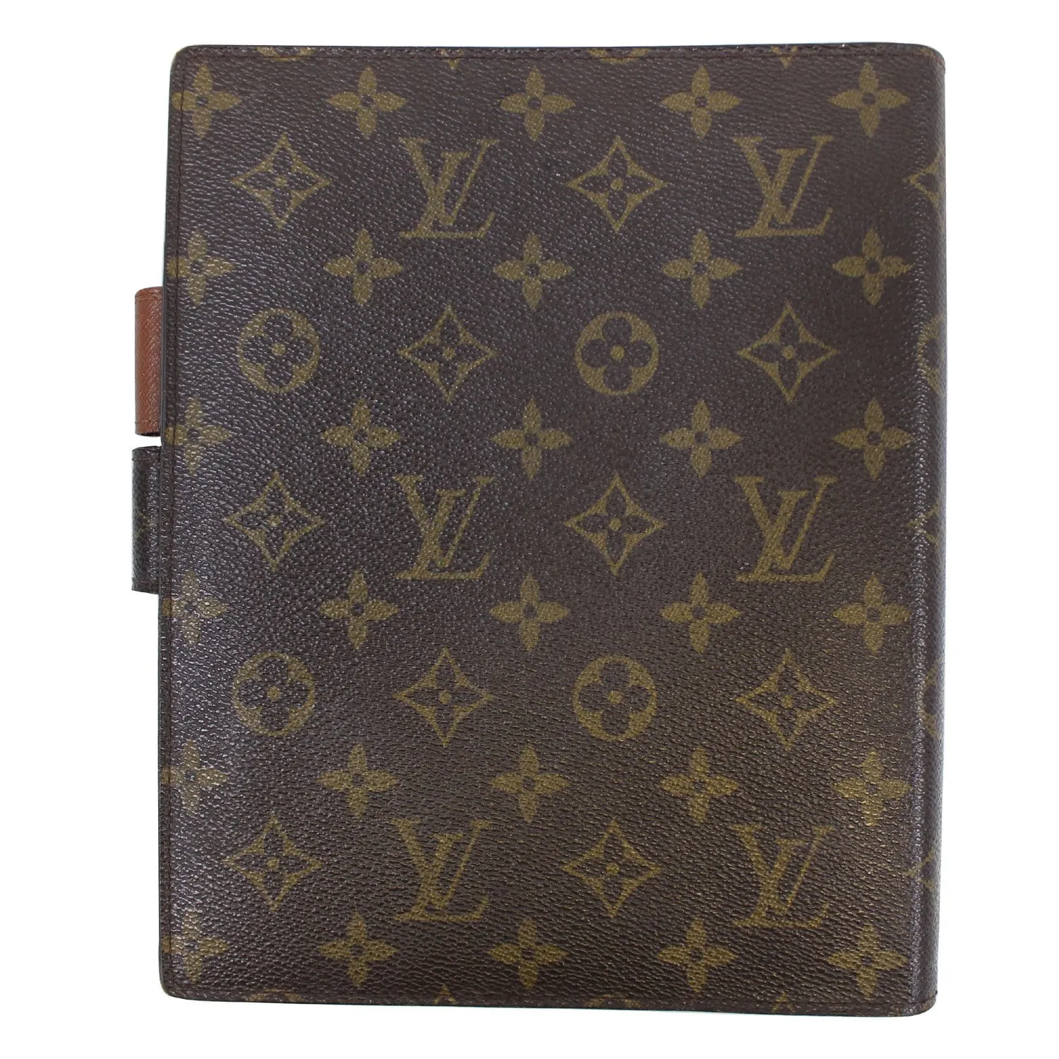 LOUIS VUITTON Monogram Canvas Brown Agenda GM Day Planner Cover